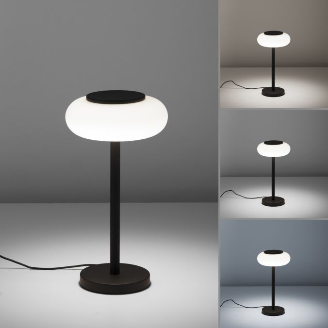 Paul Neuhaus Paul Neuhaus Q ETIENNE LED Tischleuchte Smart Home schwarz dimmbar rund Riesige Rabatte