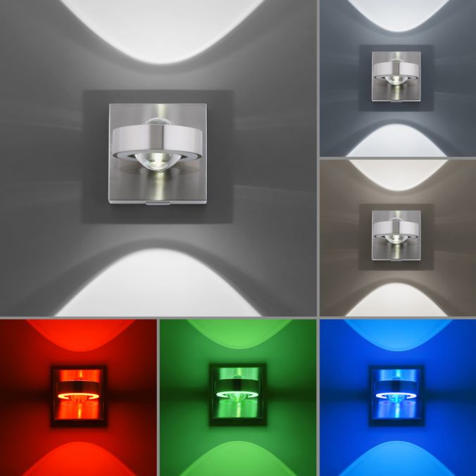 Paul Neuhaus Paul Neuhaus, Q-MIA, LED Wandleuchte, alufarbig, Smart Home 2025