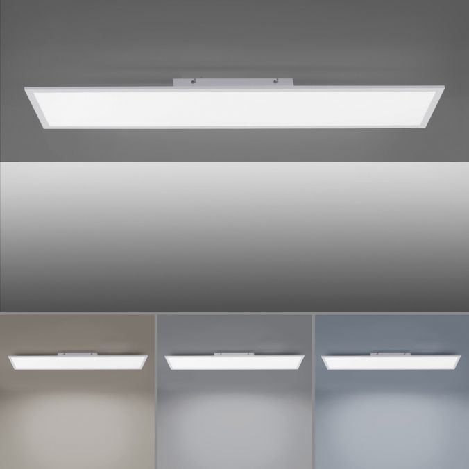 Paul Neuhaus LED-Panel, weiß, 100x25cm, Lichtfarbsteuerung, Fernbedienung Blitzangebot