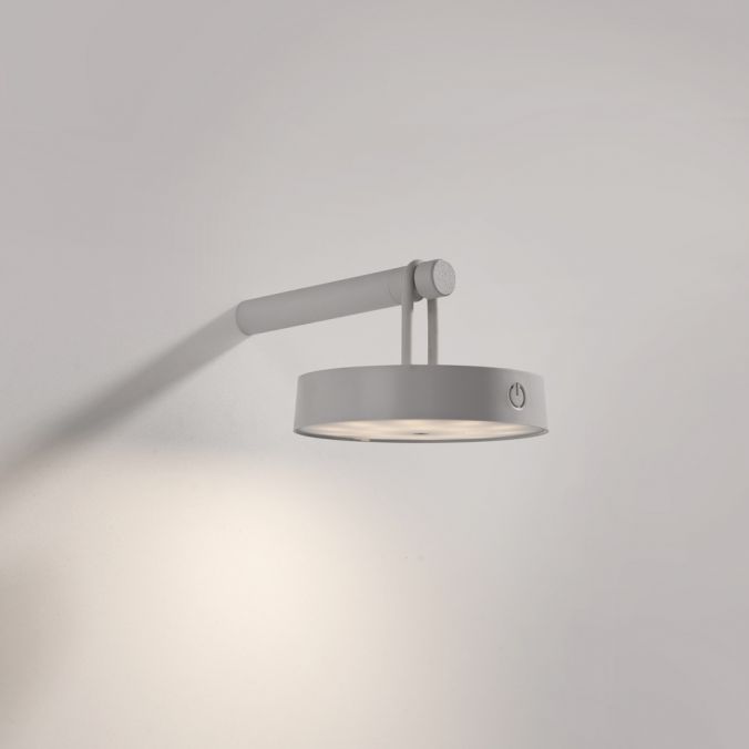 Paul Neuhaus LED Akku Wandleuchte greige dimmbar per Touch IP44 Memoryfunktion Kostenlose Rückgabe