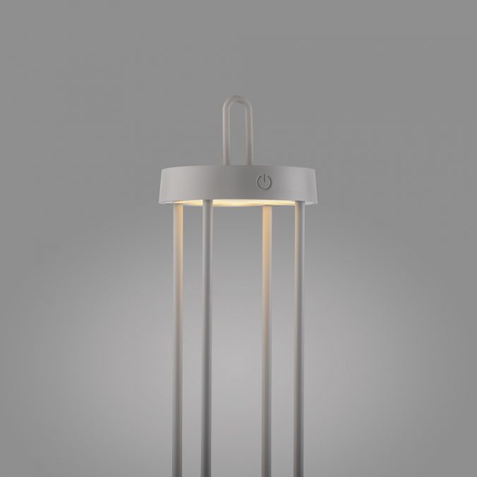 Paul Neuhaus LED Akkulampe Tischleuchte greige 50cm Touchdimmer IP44 Gartenleuchte Begrenzte Freigabe