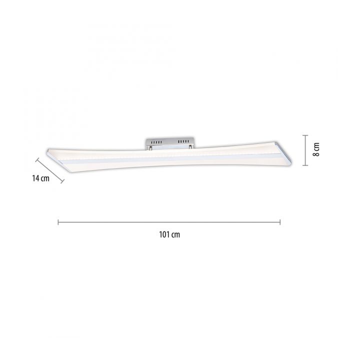 Paul Neuhaus Paul Neuhaus, Q-RILLER, LED-Deckenleuchte, dimmbar, Smart Home (Auslauf) Speichern exportieren