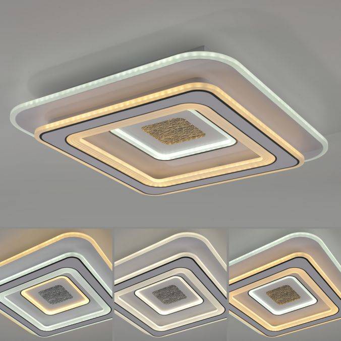 Paul Neuhaus LED Deckenleuchte weiß Fernbedienung dmmbar Wohnraumbeleuchtung Schlussverkauf