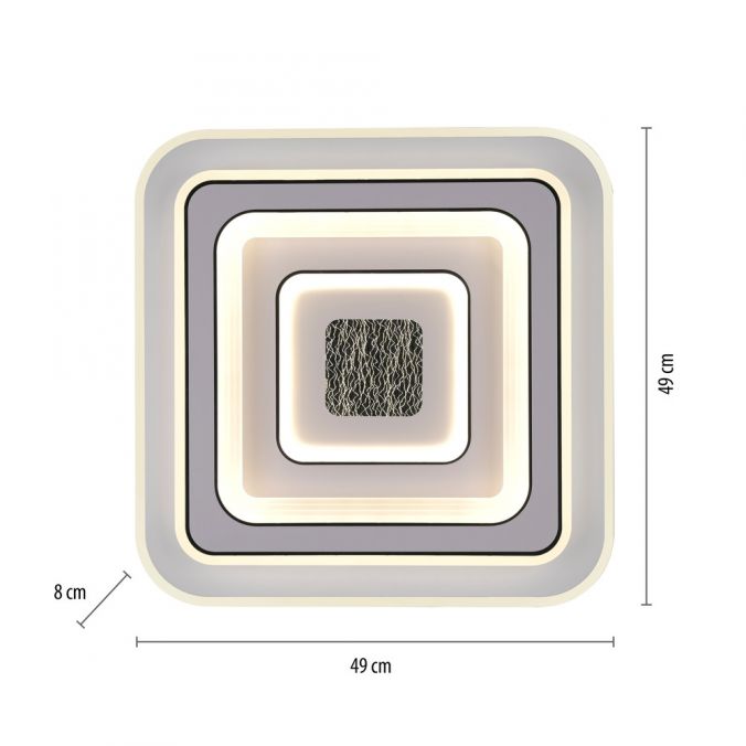 Paul Neuhaus LED Deckenleuchte weiß Fernbedienung dmmbar Wohnraumbeleuchtung Schlussverkauf