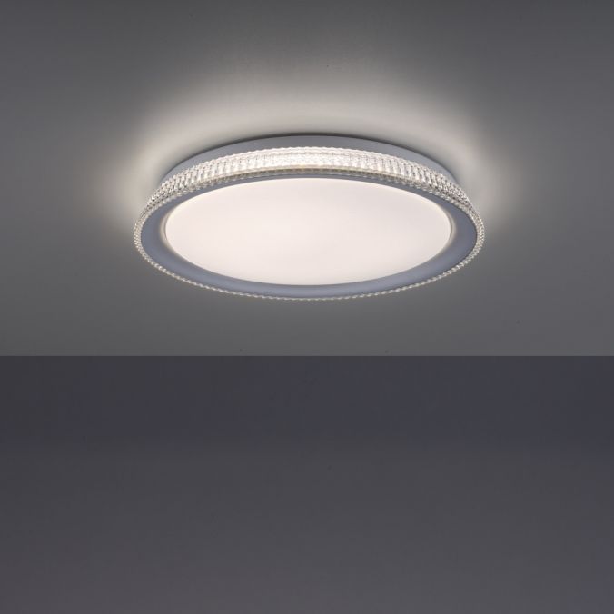 Paul Neuhaus LED Deckenleuchte, silber, rund, dimmbar, warmweiß, 3000K Günstiger Verkauf