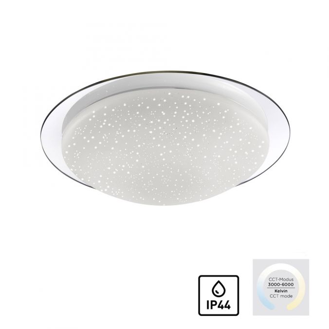 Paul Neuhaus LED-Deckenleuchte, Sternenhimmeloptik, Lichtfarbsteuerung, dimmbar, modern