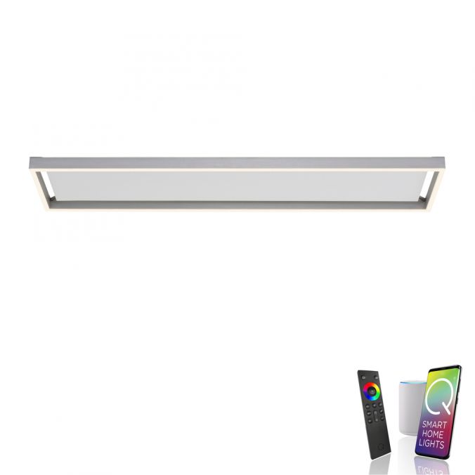 Paul Neuhaus Paul Neuhaus, Q-KAAN, LED Deckenleuchte, stahl, Smart Home
