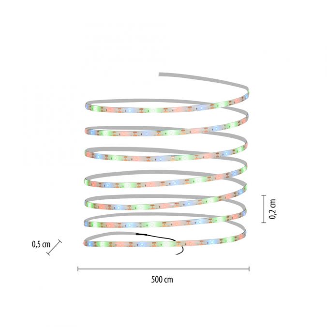 Paul Neuhaus LED Solar Stripe 8 Farbmodis Außenbereich IP44 Erdspieß Weihnachtsangebot