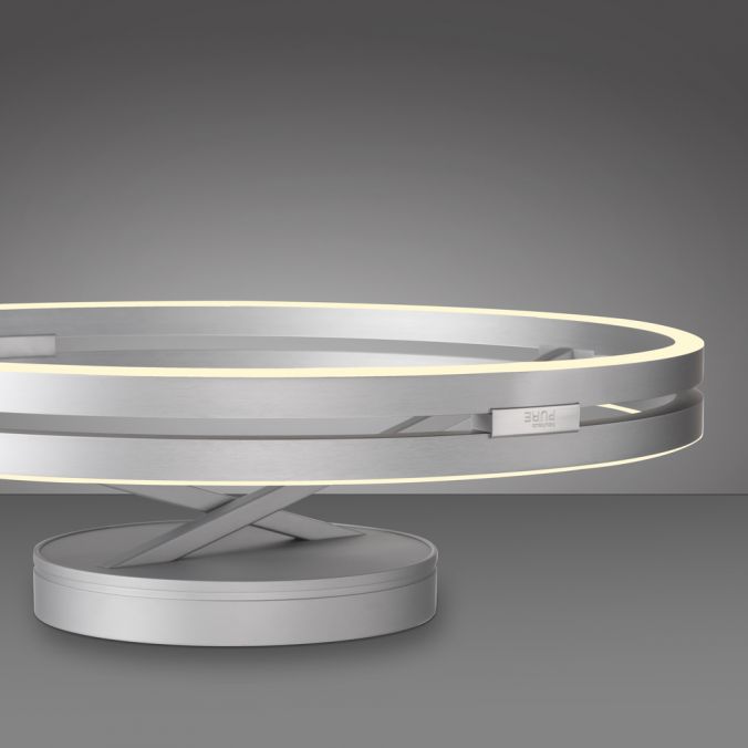 Paul Neuhaus Paul Neuhaus LED Deckenleuchte PURE Loop aluminium Fernbedienung Valentinstagsangebot