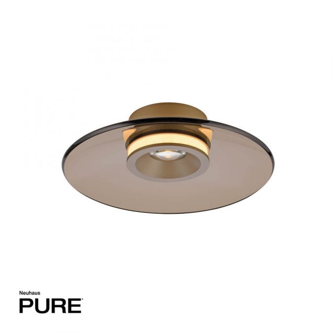 Paul Neuhaus Paul Neuhaus LED Deckenleuchte Pure Moon bronze Tronicdimmer