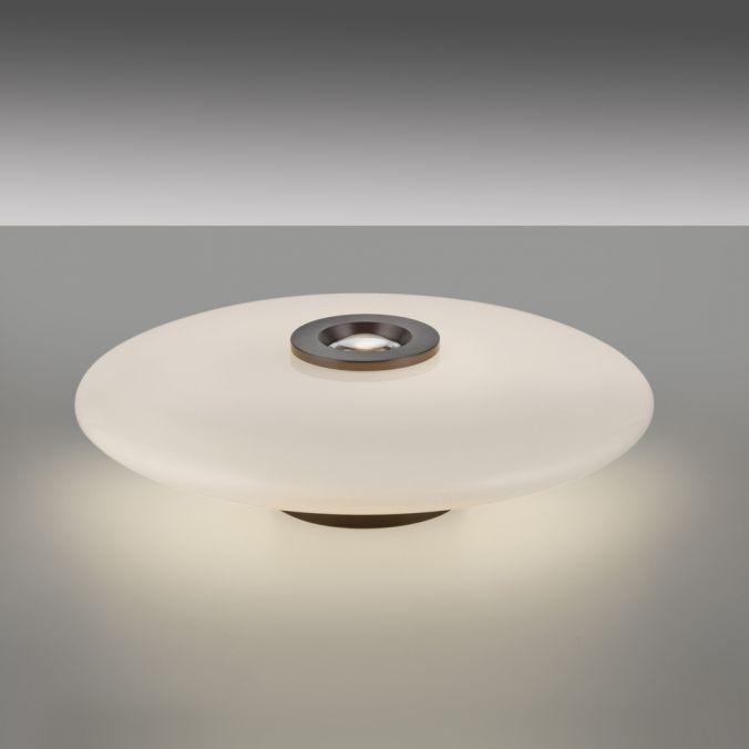 Paul Neuhaus Paul Neuhaus Wand-Deckenleuchte PURE Vitrum dark-metal brown dimmbar Neueste Mode