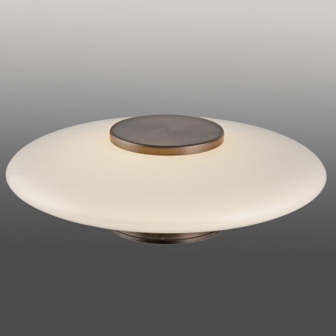 Paul Neuhaus Paul Neuhaus LED Wand- und Deckenleuchte PURE Vitrum dark-metal brown Zeitlich begrenztes Angebot