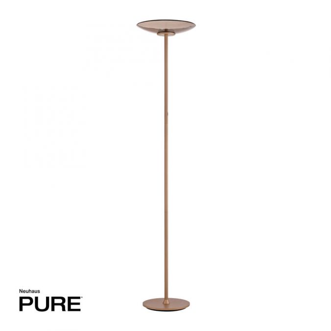 Paul Neuhaus Paul Neuhaus LED Stehleuchte Pure Moon bronze Touchdimmer Amberfarben