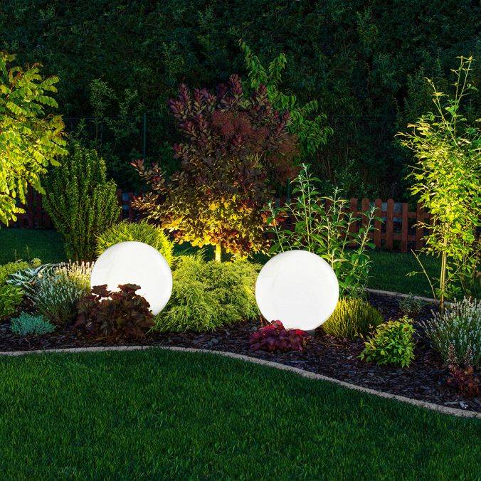 Paul Neuhaus Kugelleuchten, 2er-Set, Ø 30cm, Opalweiß, IP44, Gartenleuchte Sonderangebot der Fabrik