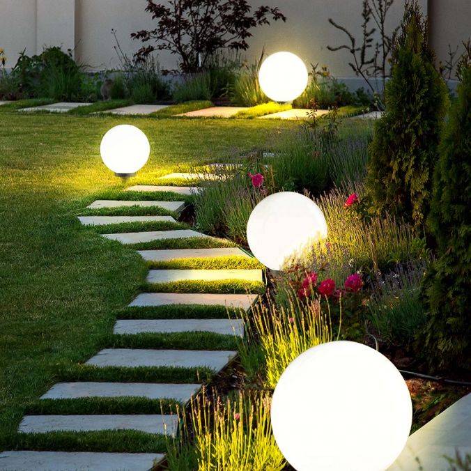 Paul Neuhaus Kugelleuchten, 2er-Set, Ø 30cm, Opalweiß, IP44, Gartenleuchte Sonderangebot der Fabrik