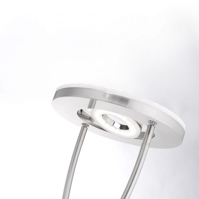 Paul Neuhaus LED-Deckenfluter, stahlfarben, Leseleuchte, dimmbar, warmweißes Licht Vierteljährliche Förderung