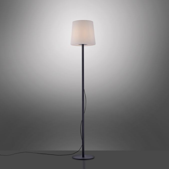 Paul Neuhaus Stehleuchte, anthrazit, Kunststoffleuchtenschrim, blendfrei Online