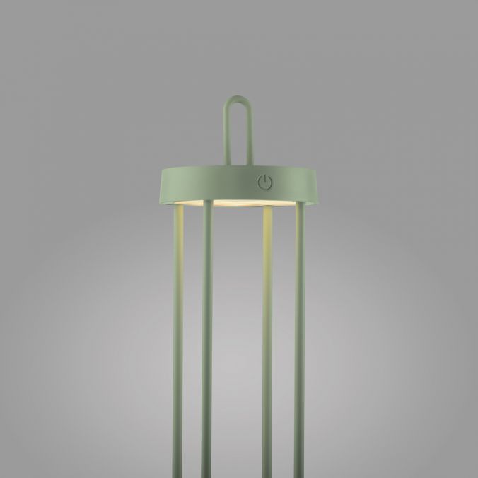 Paul Neuhaus LED Akkulampe Tischleuchte grün 50cm Touchdimmer IP44 Gartenleuchte Günstiger Verkauf