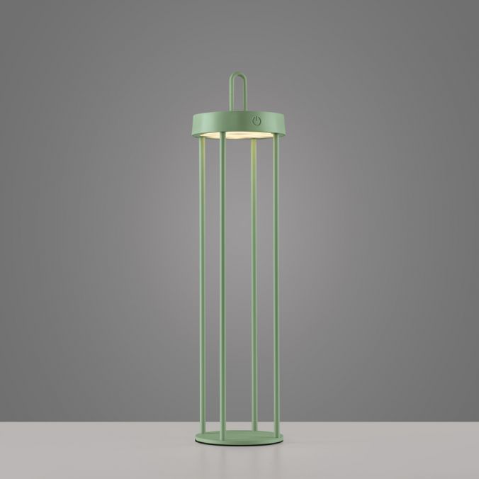 Paul Neuhaus LED Akkulampe Tischleuchte grün 50cm Touchdimmer IP44 Gartenleuchte Günstiger Verkauf