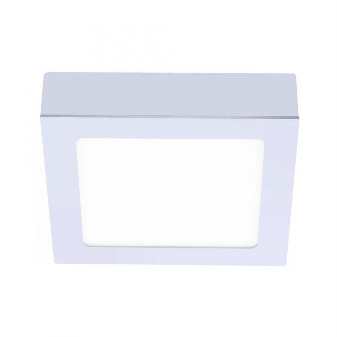 Paul Neuhaus LED-Einbauleuchte, silber, 17x17cm, quadratisch, dimmbar, blendfrei