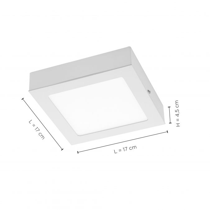 Paul Neuhaus LED-Einbauleuchte, weiß, quadratisch, warmweiß, dimmbar, blendfrei, modern Kostenloser Versand