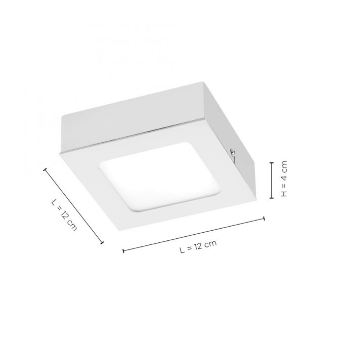 Paul Neuhaus LED-Einbauleuchte, weiß, quadratisch, inkl. Dimmfunktion, blendfrei, modern Versandkostenfrei