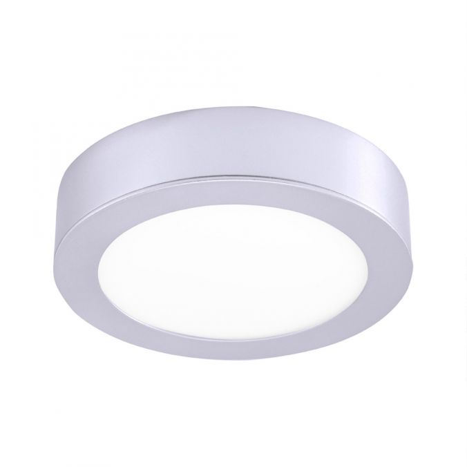 Paul Neuhaus LED-Einbauleuchte, silber, rund inkl. Dimmfunktion, blendfrei, modern