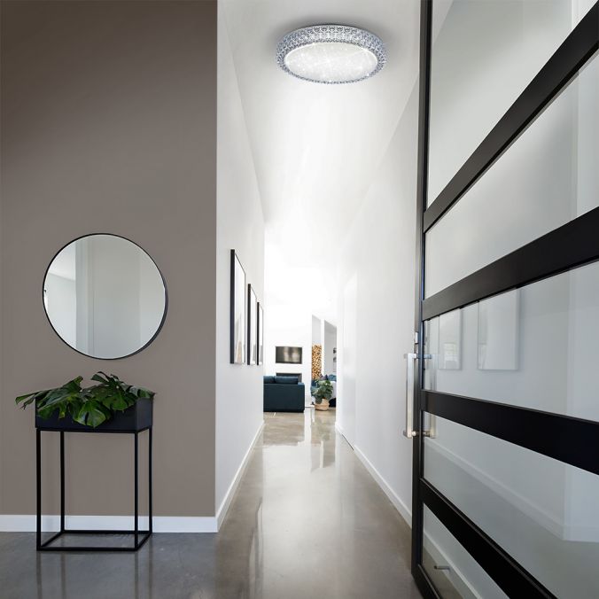 Paul Neuhaus LED-Deckenleuchte, Sternenhimmel, Lichtfarbsteuerung, Ø 40cm, modern Cyber Monday