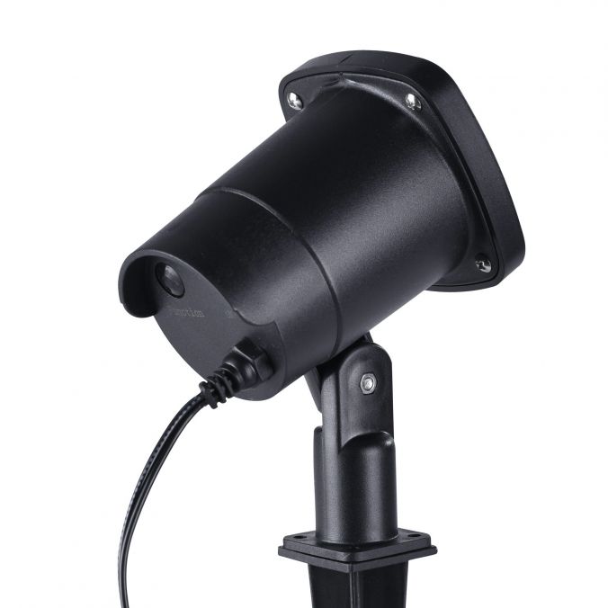 Paul Neuhaus Erdspießleuchte, Laserleuchte, schwarz, IP44, bunte Lichteffekte Blitzangebot