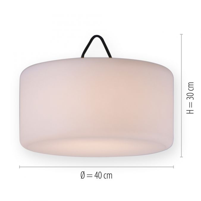 Paul Neuhaus LED Pendelleuchte, Außen, Akkubetrieb, RGB, Kunststoffglas Saisonale Angebote