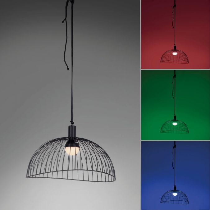 Paul Neuhaus LED Pendelleuchte, inkl. Fernbedienung, dimmbar, modern, RGB Farbwechsel Kauf eins, bekomm eins gratis