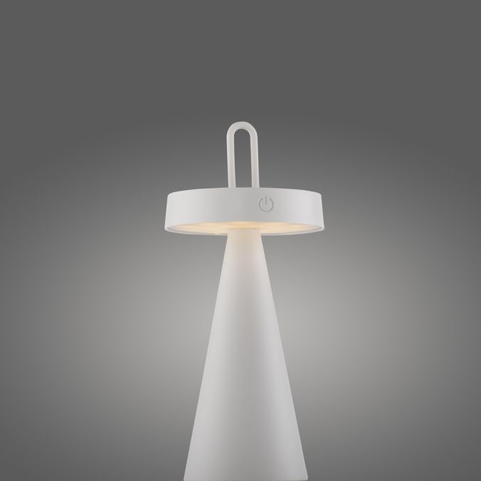 Paul Neuhaus LED Tischleuchte Akku weiß dimmbar per Touch IP44 Innen-Außenleuchte Tägliche Deals