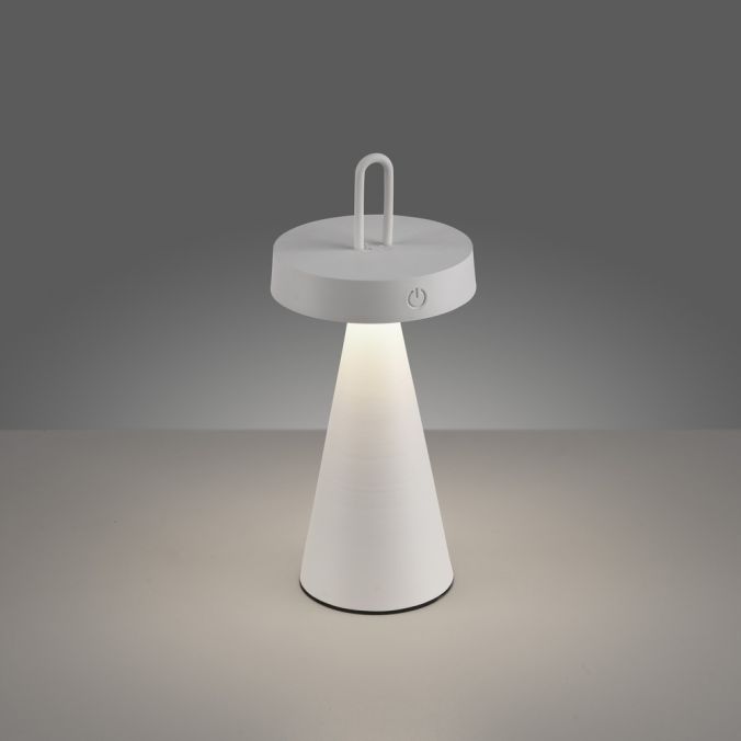 Paul Neuhaus LED Tischleuchte Akku weiß dimmbar per Touch IP44 Innen-Außenleuchte Tägliche Deals