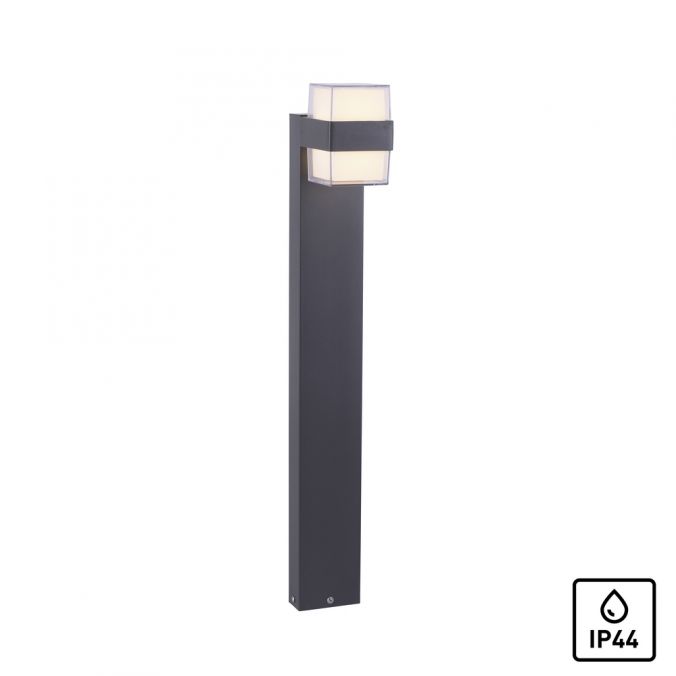 Paul Neuhaus LED-Außenleuchte, Wegleuchte, anthrazit, IP44, Warmweiß