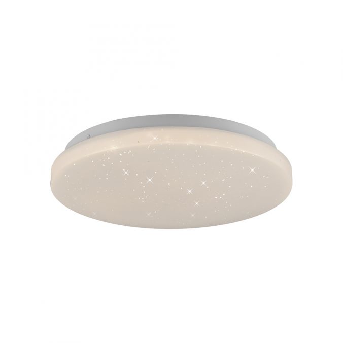 Paul Neuhaus LED Deckenleuchte D=26cm weiß Sternenhimmel zeitloses Design warmweiß JETZT KAUFEN