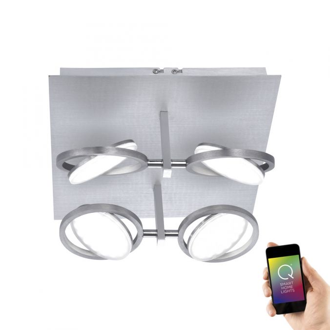 Paul Neuhaus Paul Neuhaus, Q-ORBIT, LED-Deckenleuchte, 31x31cm, Smart Home, dimmbar (Auslauf) Sonderangebot der Fabrik