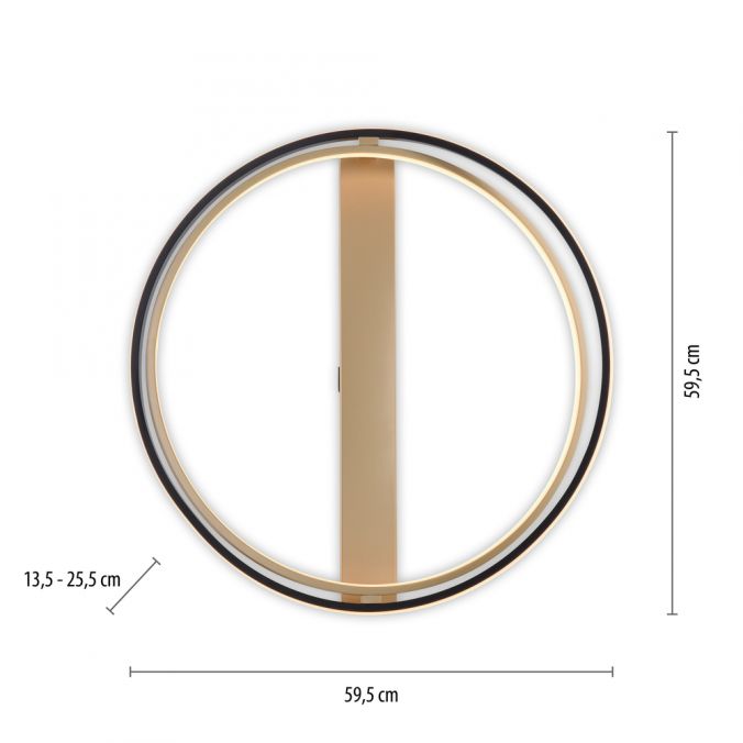 Paul Neuhaus Paul Neuhaus LED Deckenleuchte Q-BELUGA messing matt dimmbar Smart Home Bis zu 55% Rabatt