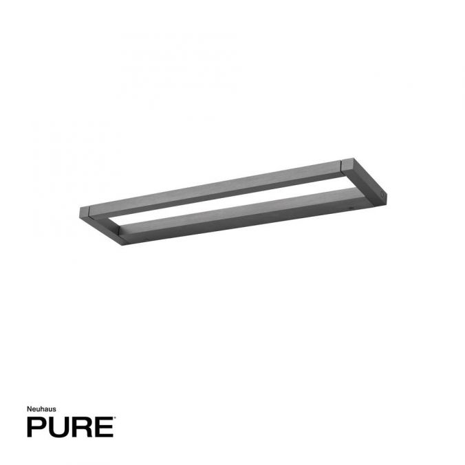 Paul Neuhaus Paul Neuhaus LED Wandleuchte PURE Puro grau eloxiert drehbar dimmbar