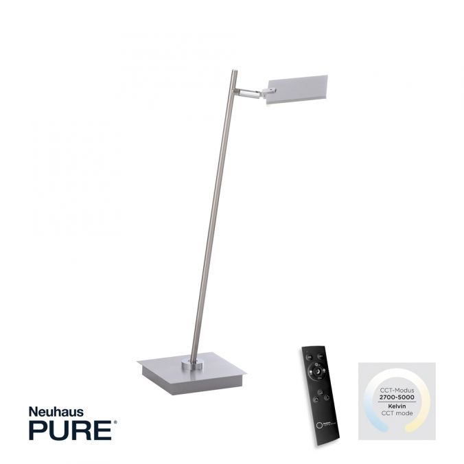 Paul Neuhaus Paul Neuhaus PURE MIRA LED Tischleuchte aluminium dimmbar Schreibtischlampe