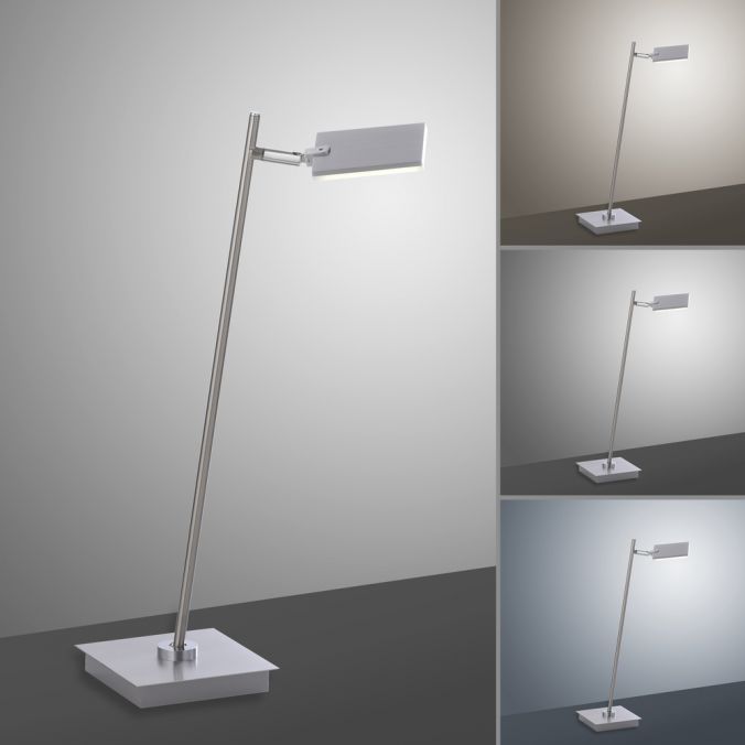 Paul Neuhaus Paul Neuhaus PURE MIRA LED Tischleuchte aluminium dimmbar Schreibtischlampe Fabrik Onlineshop