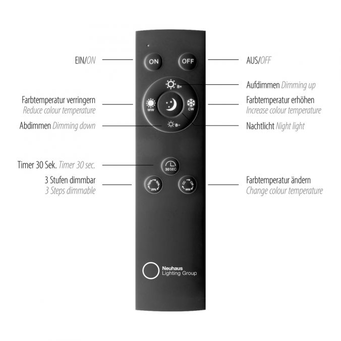 Paul Neuhaus Paul Neuhaus PURE MIRA LED Tischleuchte anthrazit dimmbar Schreibtischlampe Fabrikpreis