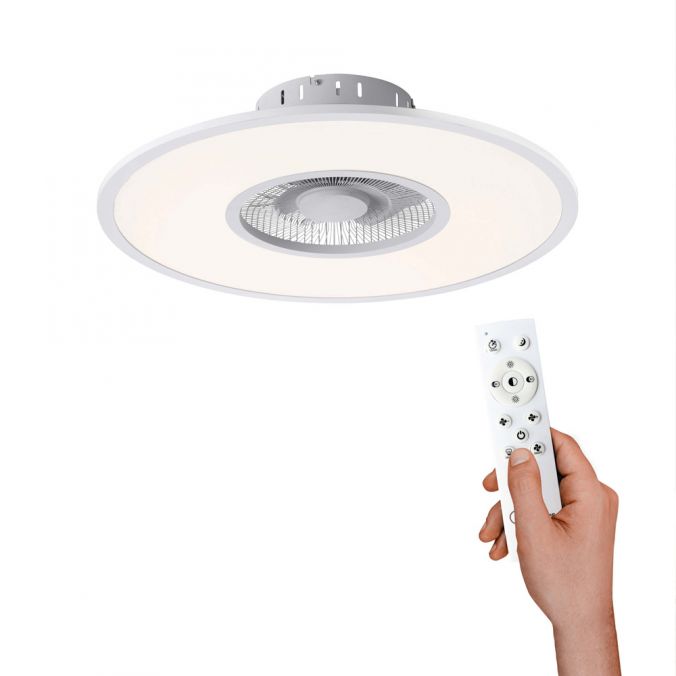 Paul Neuhaus LED Deckenventilator mit Licht , modern, weiß, verdeckte Flügel Exklusivangebot