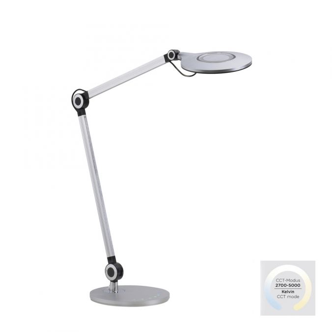 Paul Neuhaus LED Tischleuchte, weiß, CCT, dimmbar, IP20, Szenenbuttons