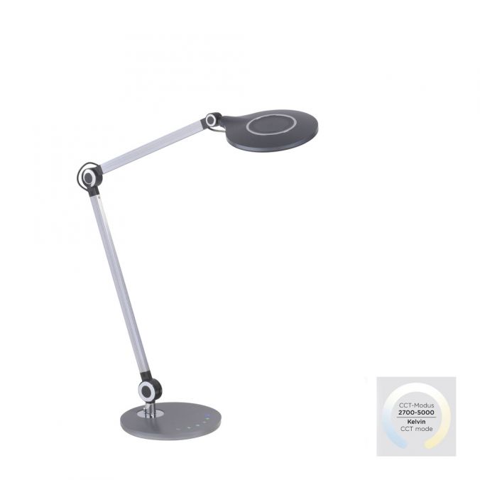 Paul Neuhaus LED Tischleuchte, schwarz, CCT, dimmbar, IP20, Szenenbuttons