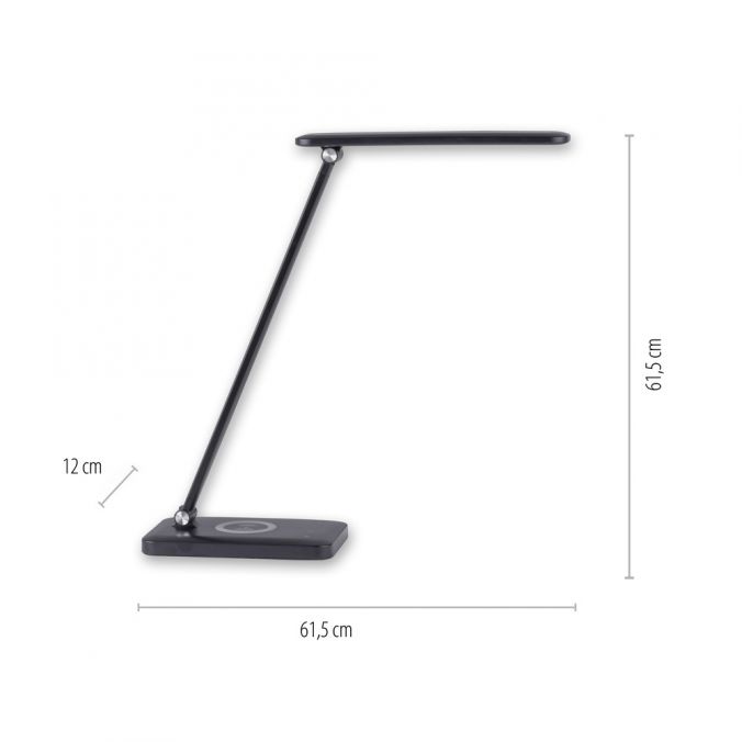 Paul Neuhaus LED Tischleuchte, schwarz, QI-Ladefunktion, Touchdimmer, CCT Top Angebot