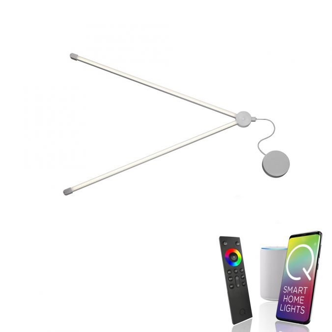 Paul Neuhaus Paul Neuhaus, Q-SPIDER, LED-Deckenleuchte, Starter-Set, dimmbar, Smart Home