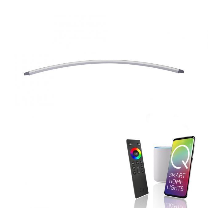 Paul Neuhaus Paul Neuhaus, Q-SPIDER gebogenes Lichtprofil, Smart Home, dimmbar