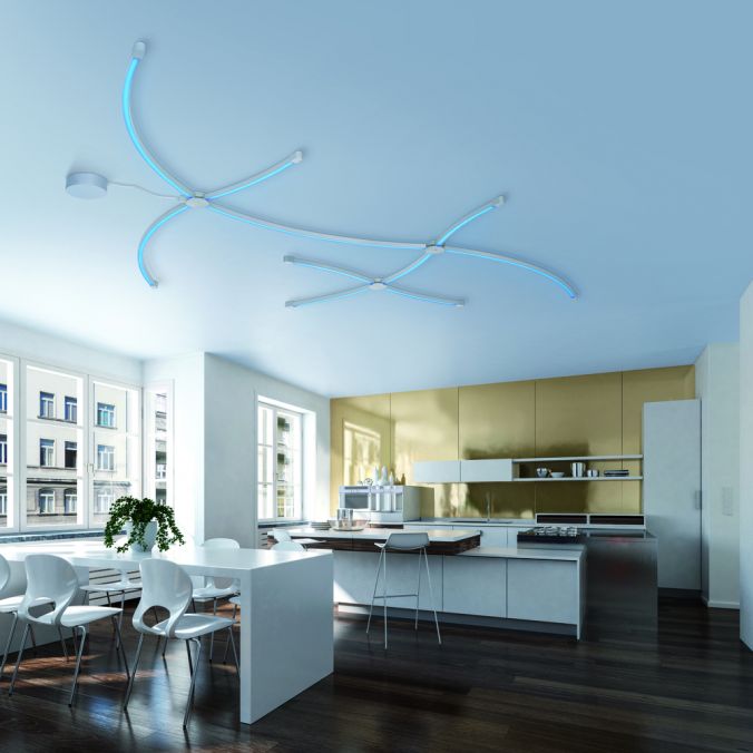 Paul Neuhaus Paul Neuhaus, Q-SPIDER gebogenes Lichtprofil, Smart Home, dimmbar VIP-Rabatte