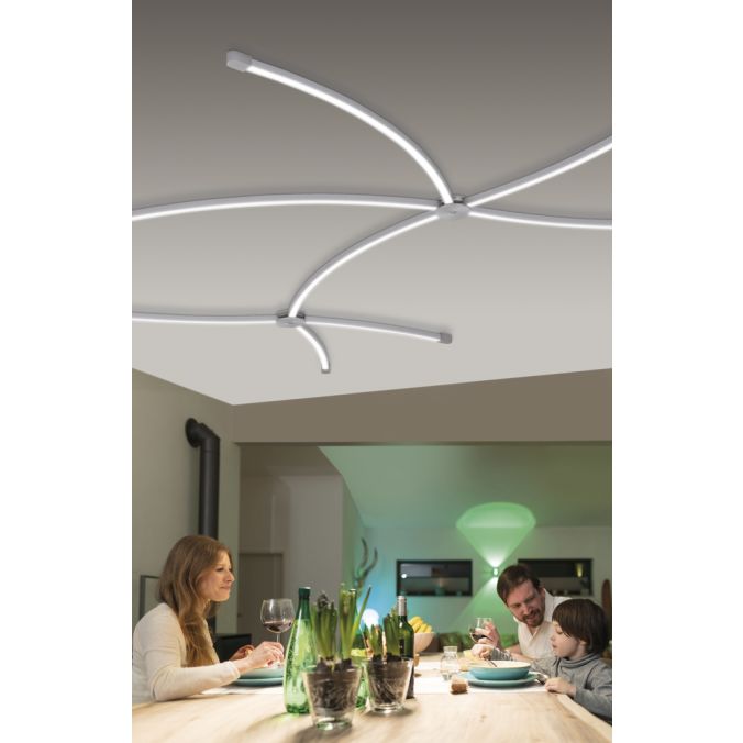 Paul Neuhaus Paul Neuhaus, Q-SPIDER gebogenes Lichtprofil, Smart Home, dimmbar VIP-Rabatte