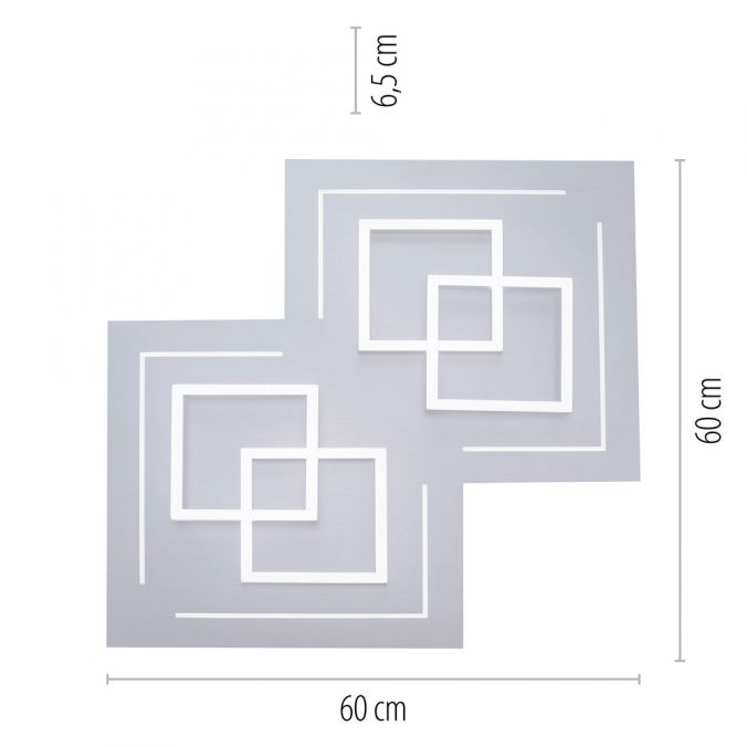Paul Neuhaus Paul Neuhaus, Q-LINEA, LED-Deckenleuchte, aluminium, dimmbar, CCT, Smart Home Bis zu 50% Rabatt